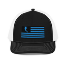 Flag Embroidered Car. Blue (Snapback)