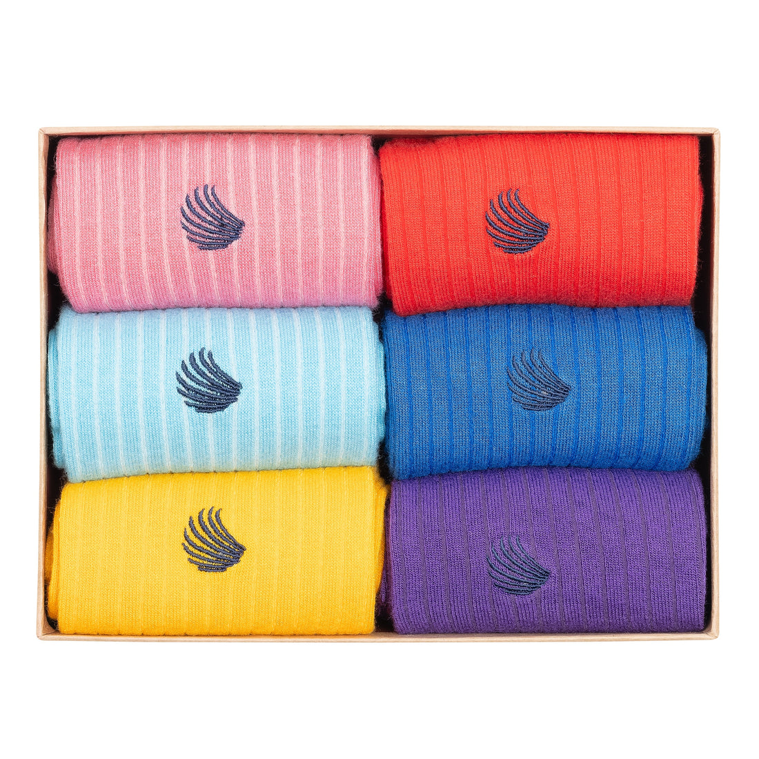 Men’s Bamboo Dress &amp; Trouser Socks 6-Pack - 420