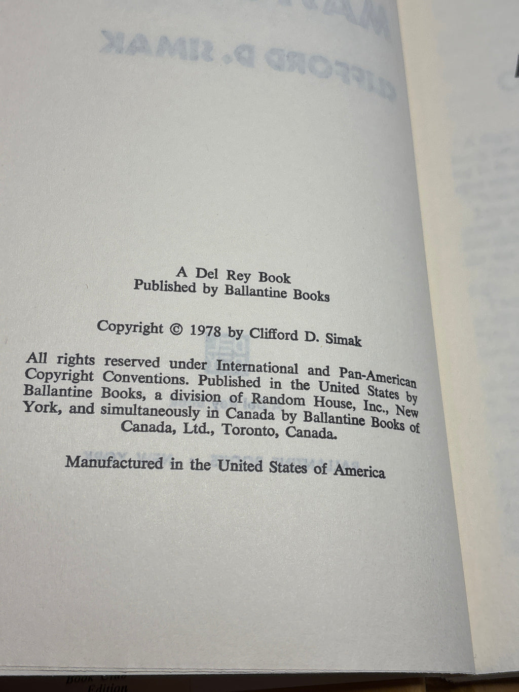Mastodonia by Clifford D. Simak