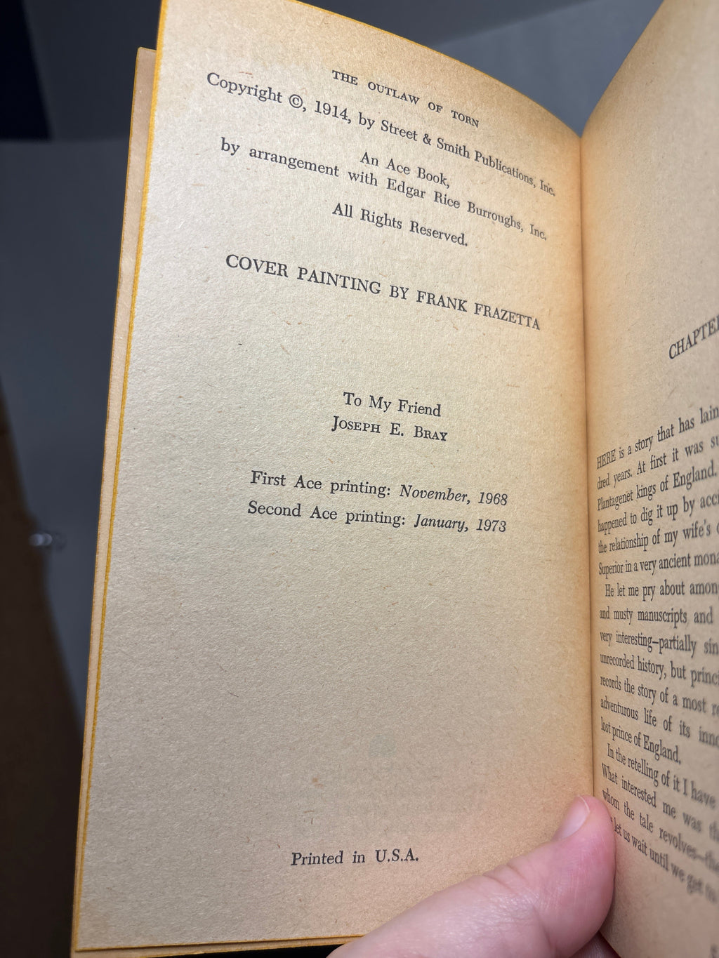 The Outlaw of Torn by Edgar Rice Burroughs | Vintage Sci-Fi