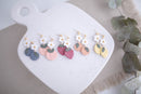 Clay Earrings | Fruit Blossoms | Picnic Basket Collection