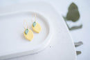 Clay Earrings | Sunshine Lemon Hoops | Indigo Daydream Collection