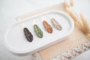 Clay Earrings | Feather Dangles | Cozy Cowgirl Collection