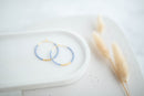 Beaded Earrings | Happy Beaded Hoops | Happy Collection