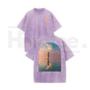Cross & Isaiah Verse Vintage Washed T-Shirt – 230g Heavyweight Cotton Christian Streetwear Tee