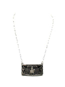Western Cowboy Ranch Pendant Necklace