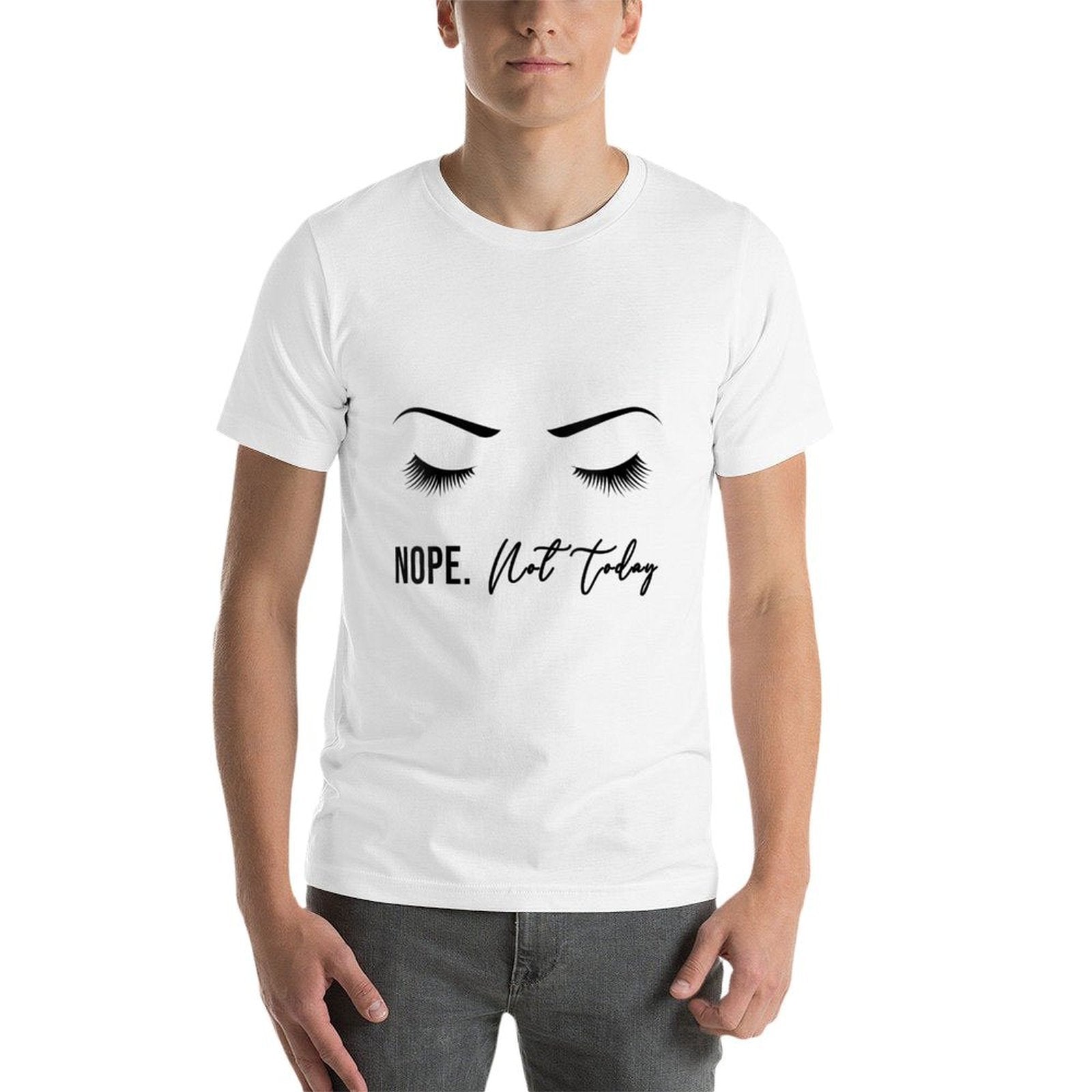 Womens Nope Not Today for Women  Cute Woman Girl Funny  Polyester Blend T-Shirt