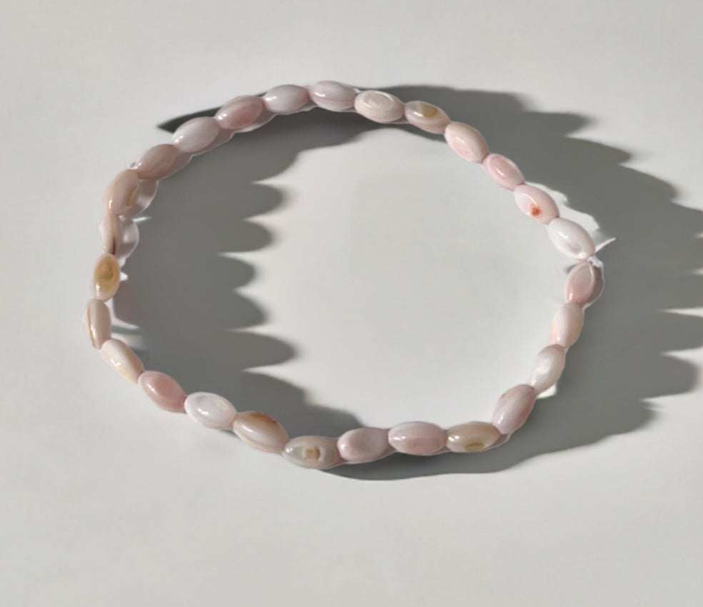 Bead Bracelet with Freshwater Shell &amp; Pearl Beads