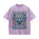 Statement Graphic Vintage Washed T-Shirt – Bold Satirical Cotton Unisex Tee