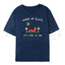"Wake Up Slts" – Funny Animal Meme Unhinged Graphic Top