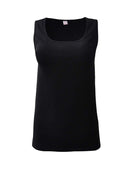 MaRe Premium Quality 100% Brushed Cotton Women's Sleeveless Tank Top S - XXL Made in Italy
