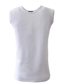BASIC COTTON Free Spirit Premium Quality Cotton Men's Sleeveless Tank Top. Proudly Made in Italy (988)