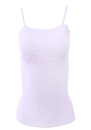 EGI Luxury Modal Women's Lace-Trimmed Camisole. Proudly Made in Italy (1135)