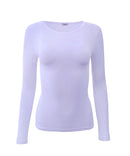 EGI Luxury Modal Women's Long Sleeved T-Shirt. Proudly Made in Italy ( Crew Neck).