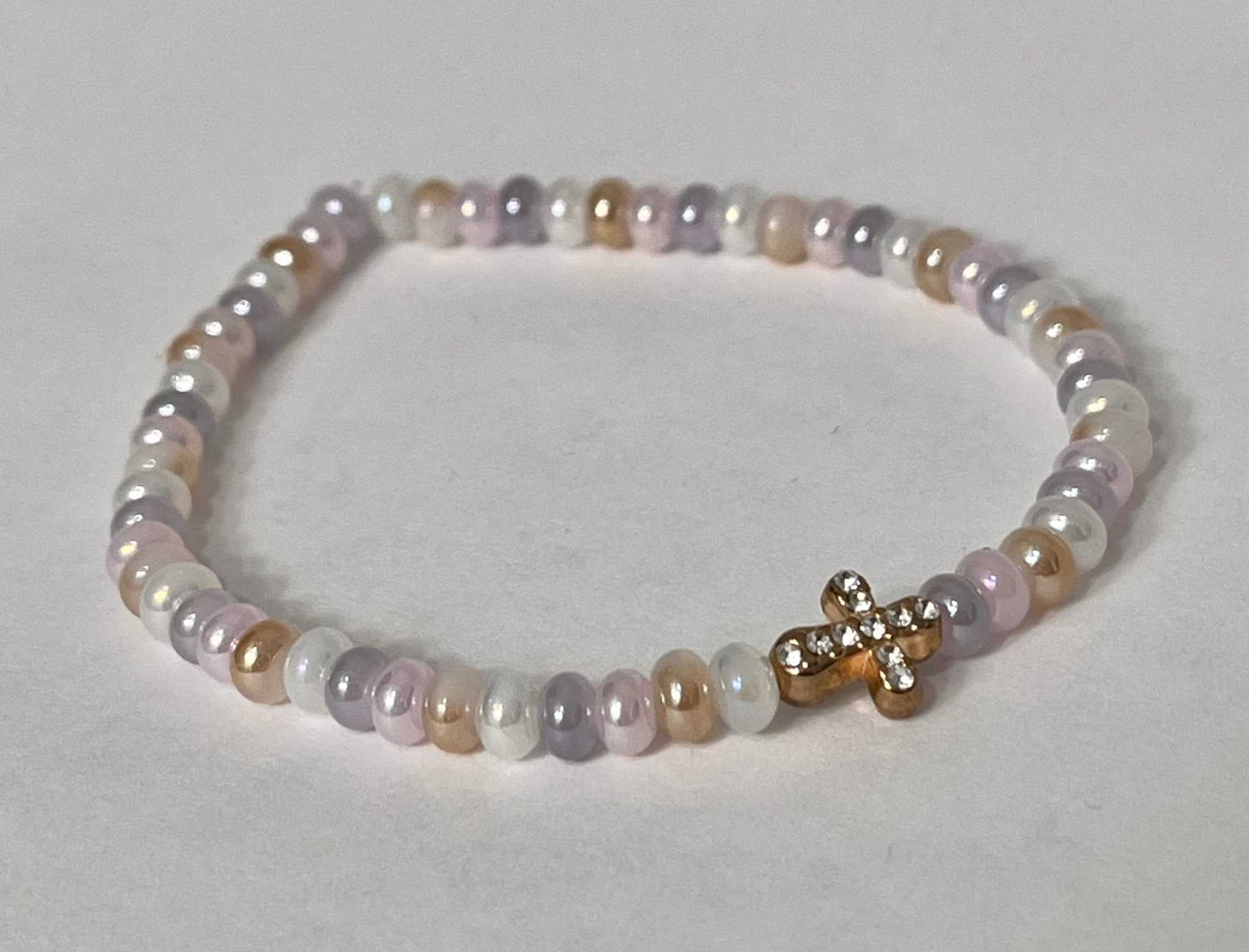 Bead Bracelet with Freshwater Shell &amp; Pearl Beads