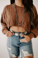 Boho Crop Sweater