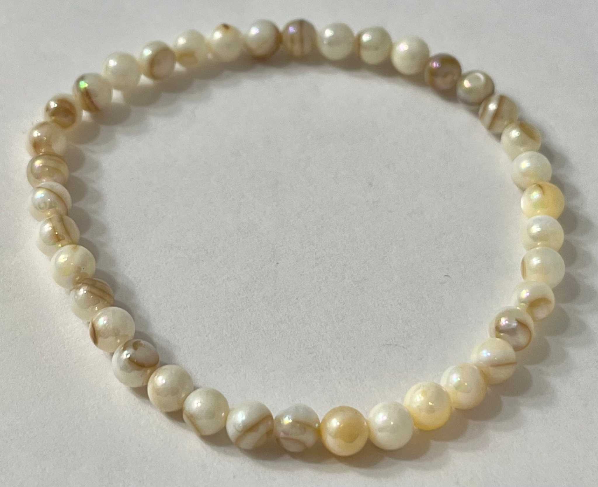 Bead Bracelet with Freshwater Shell &amp; Pearl Beads