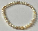 Bead Bracelet with Freshwater Shell & Pearl Beads