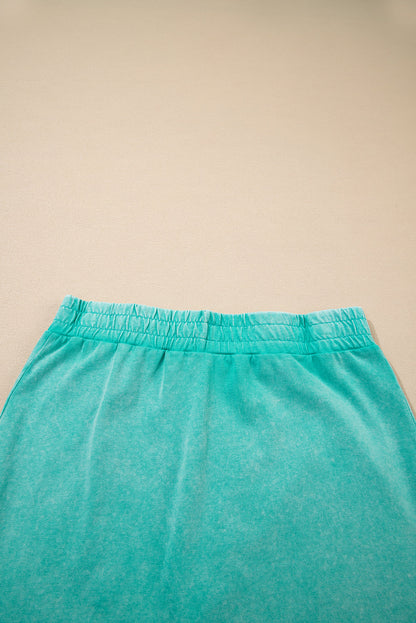 Mineral Wash Tank Top &amp; Lined Skort Set