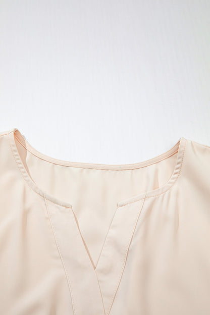 Plus Size Embroidered Eyelet Patchwork V-Neck Maxi Dress