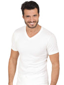 MaRe Premium Quality Cotton Wool Blend Men's V-Neck Neck T-Shirt. Proudly Made in Italy (460)