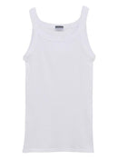 BASIC COTTON Free Spirit Premium Quality 100% Ribbed Cotton Men's Muscle Shirt Made in Italy (901)
