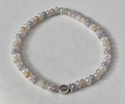 Bead Bracelet with Freshwater Shell &amp; Pearl Beads