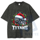 Fun Print Unisex Washed T-Shirt – Retro Graphic Tee, Comfortable Casual Cotton