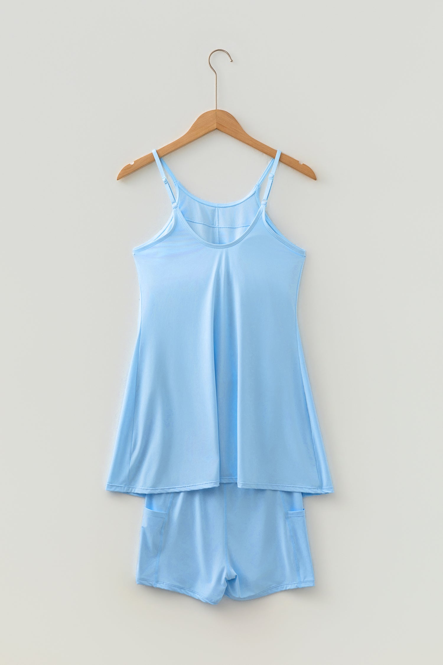 Tunic Tank &amp; Athletic Shorts Set
