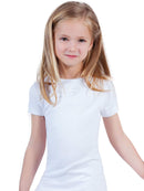 MaRe Premium Quality 100% Brushed Cotton Girl's Short Sleeve T-Shirt. Proudly Made in Italy.