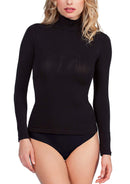 EGI Luxury Modal Women's Long Sleeved Turtleneck Top. Proudly Made in Italy.