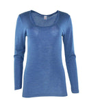 MaRe Luxury Merino Wool Blend Long Sleeve T-Shirt. Proudly Made in Italy.