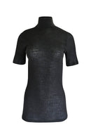 EGI Exclusive Merino Wool Blend Top with Short Sleeves. Proudly Made in Italy (8218)