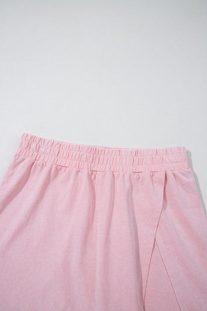 Mineral Wash Tank Top &amp; Lined Skort Set