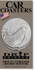 Rooster Car Coasters