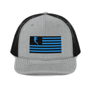Flag Embroidered Car. Blue (Snapback)