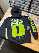 She Wants the Diesel | Funny Men's and Women's Black Country Hoodie