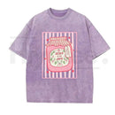 Jesus Is My Jam Vintage Washed T-Shirt – Christian Strawberry Graphic Cotton Tee