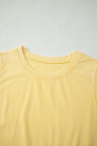 Mineral Wash Tank Top &amp; Lined Skort Set