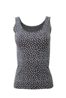 BASIC COTTON Free Spirit Premium Quality Cotton Women's Print Tank Top. Proudly Made in Italy.
