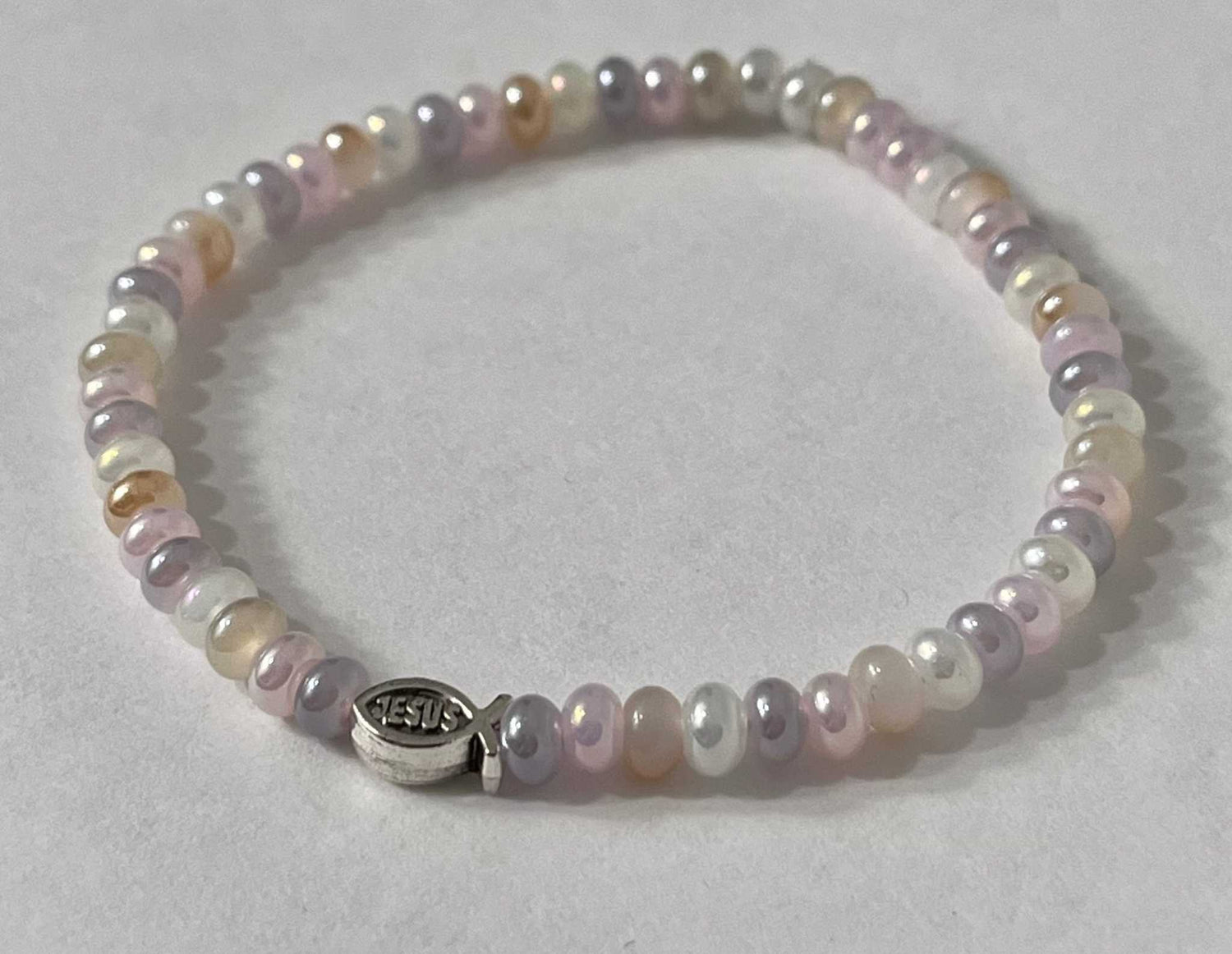 Bead Bracelet with Freshwater Shell &amp; Pearl Beads