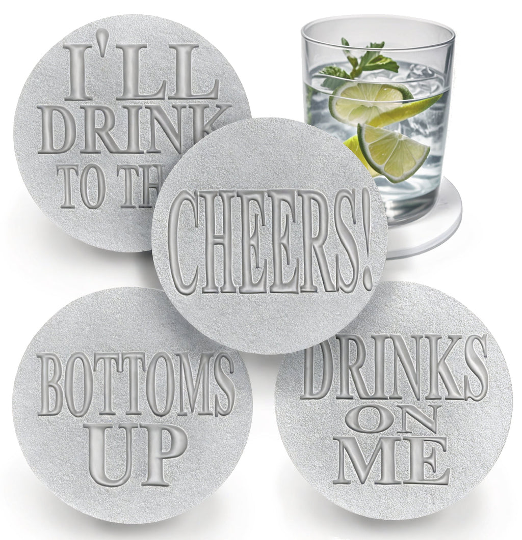 Drink Phrases Drink Coasters