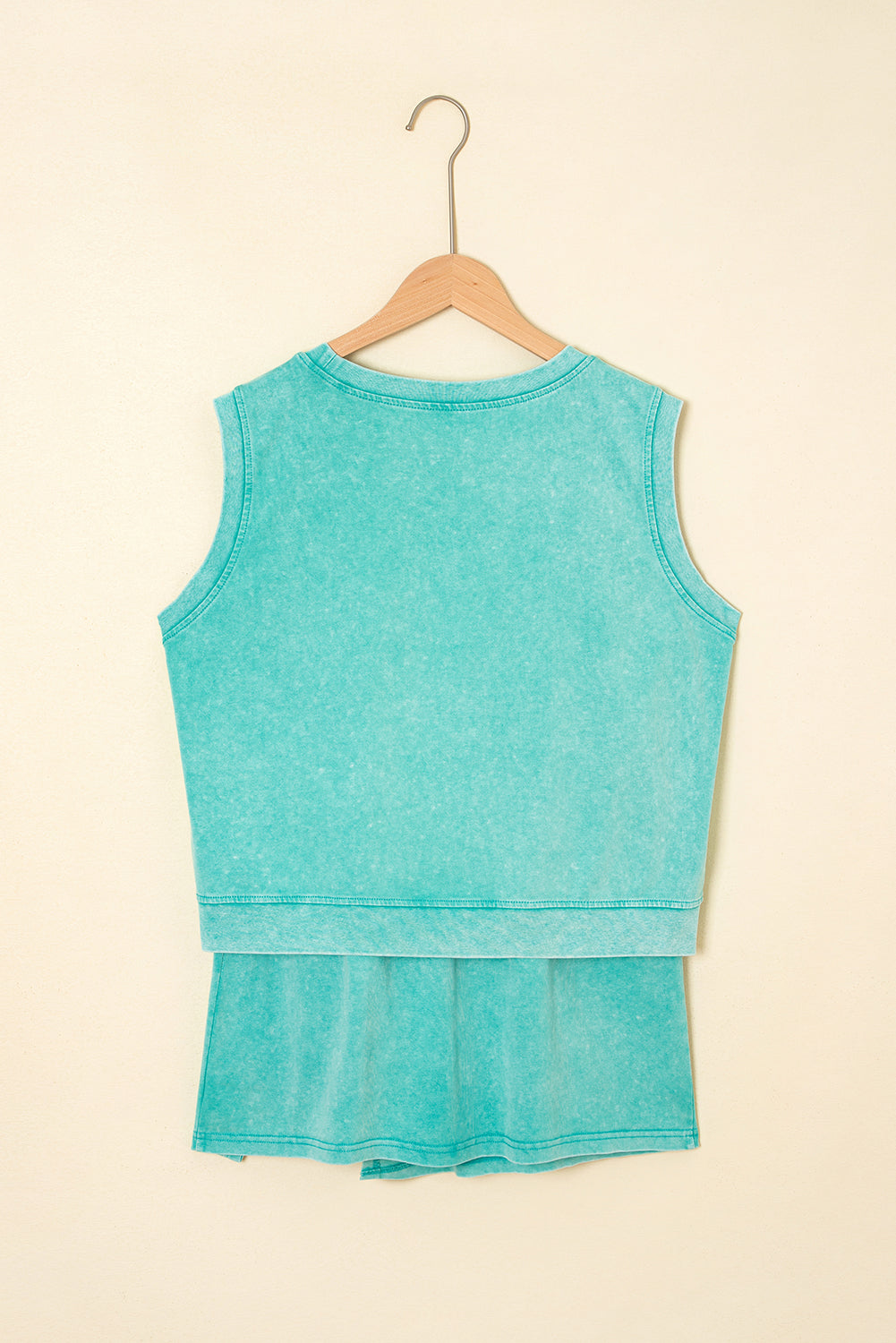 Mineral Wash Tank Top &amp; Lined Skort Set