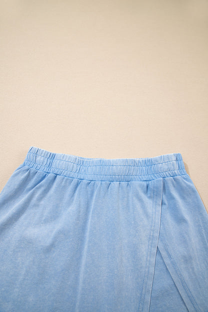 Mineral Wash Tank Top &amp; Lined Skort Set
