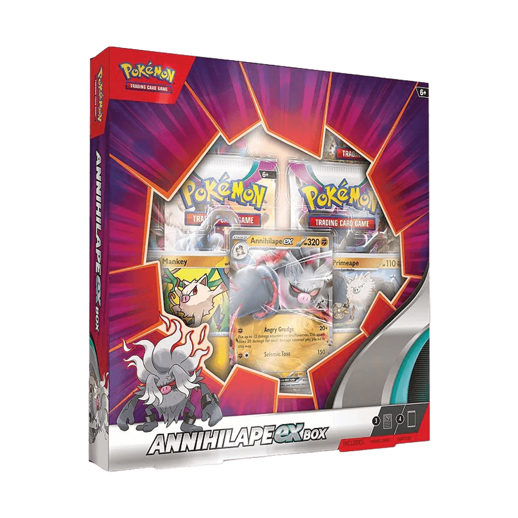 Pokémon TCG: Annihilape ex Box – Battle-Ready Fighting-Type Powerhouse with Promo Cards & Booster Packs