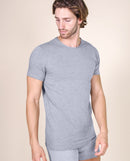 BASIC COTTON Free Spirit Premium Quality 100% Cotton Men's Crew Neck T-Shirt. Proudly Made in Italy (906)