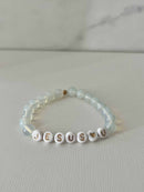 Jesus Loves U Bead Bracelet – Marble Faith-Inspired Jewelry