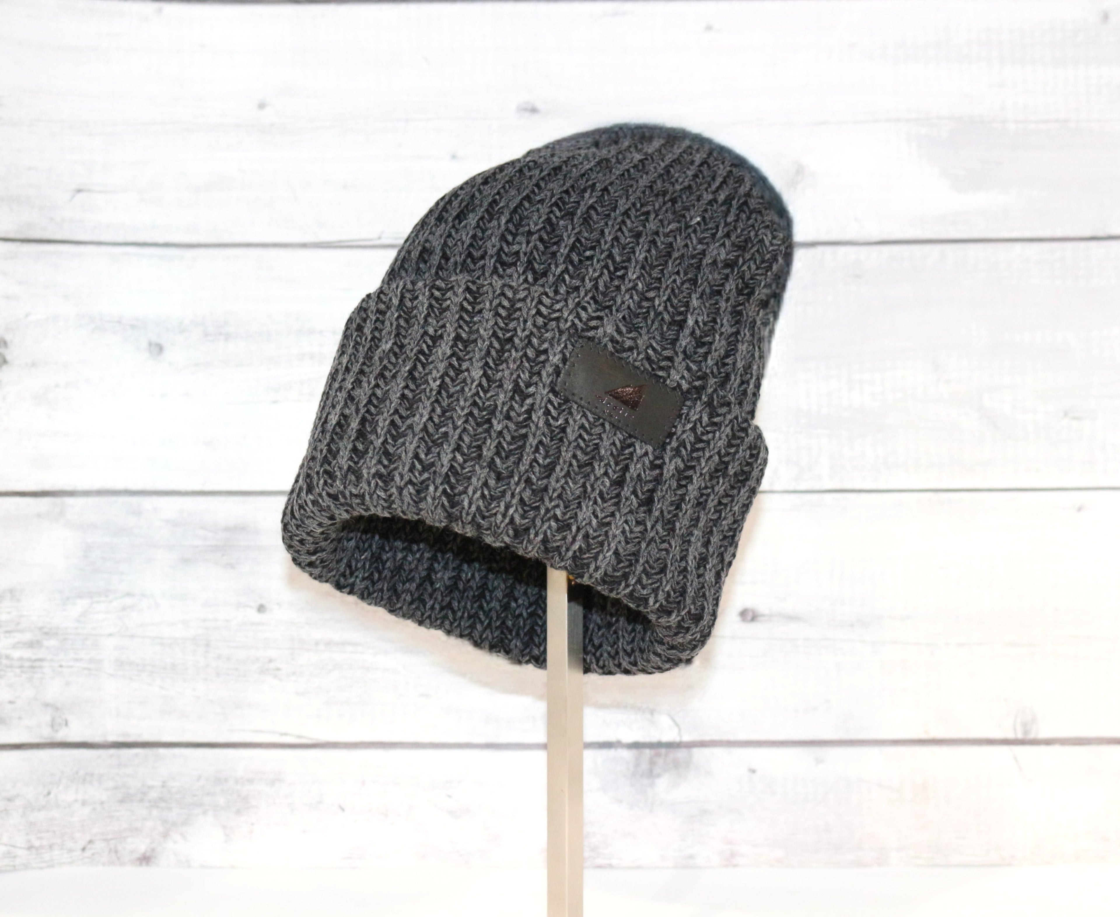 Adult Acrylic Ribbed Cuff Hat