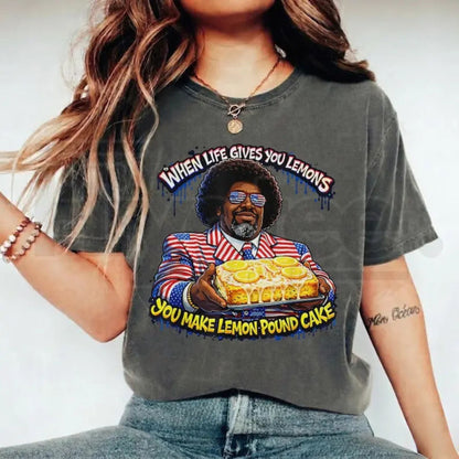 "Afroman Case Closed" Lemon Pound Cake – Official Viral Meme Graphic Top