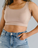 Classic Wide Strap Tank Halftee